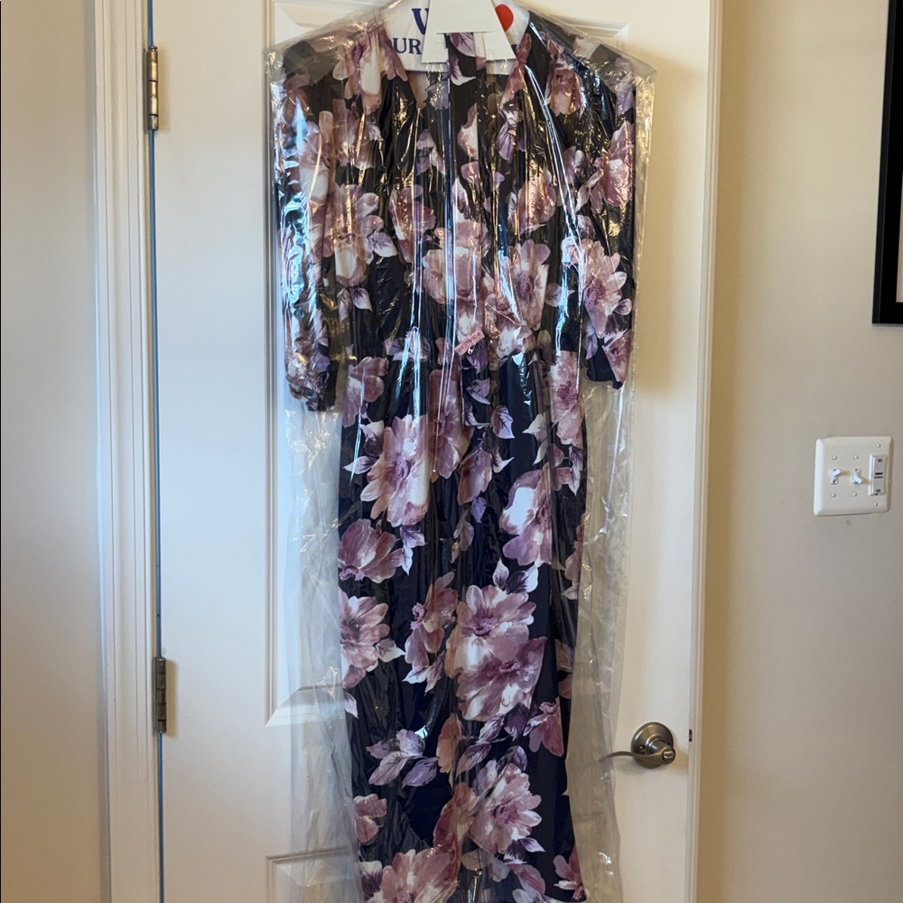Floral 3/4 Sleeve Dress